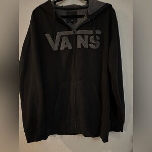 Vans Zip Up Hoodie Size L